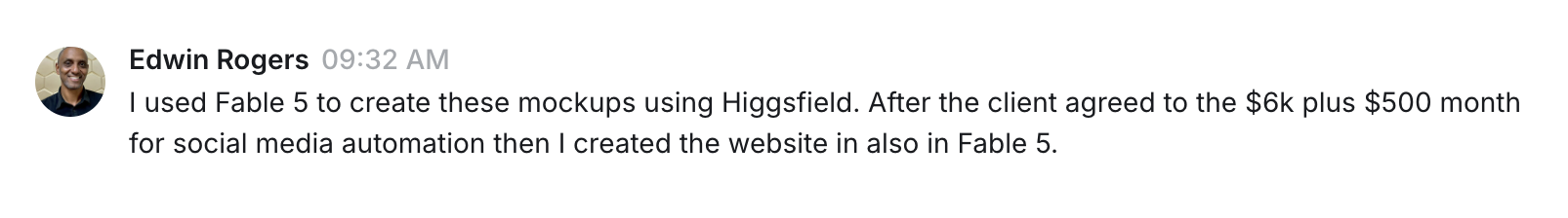 Member win screenshot