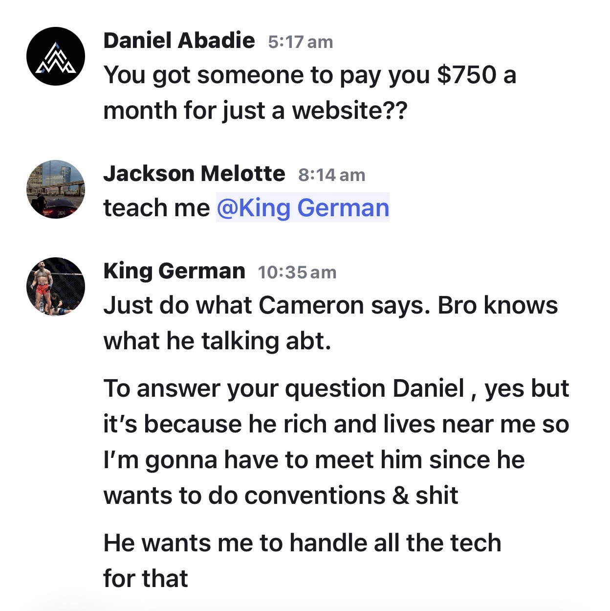 Member win screenshot